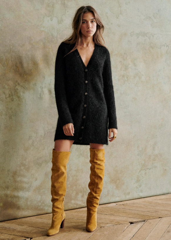 Robe rachelle sauge best sale sezane