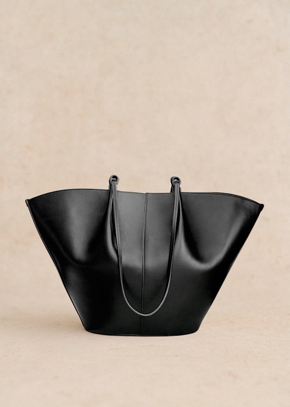 Mara Bag Smooth Black Bovine leather Sezane