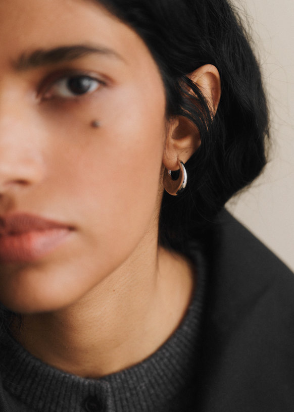 Anneaux Pablo - Argenté - Laiton majoritairement recyclé - Sézane