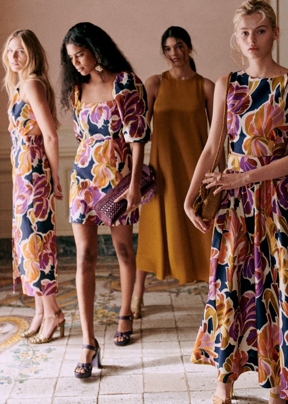 Sezane carmen dress shop