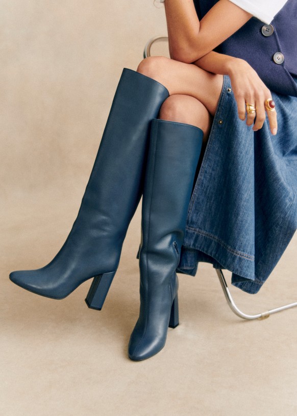 Boots bleu clearance