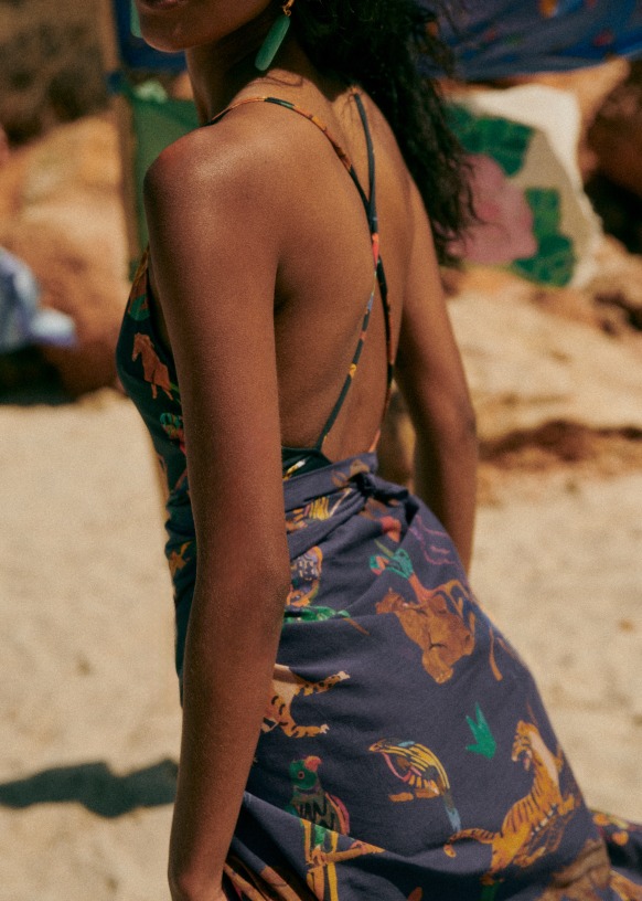 Bandol Swimsuit G. Kero - Sézane x Ysé - The Animals Navy