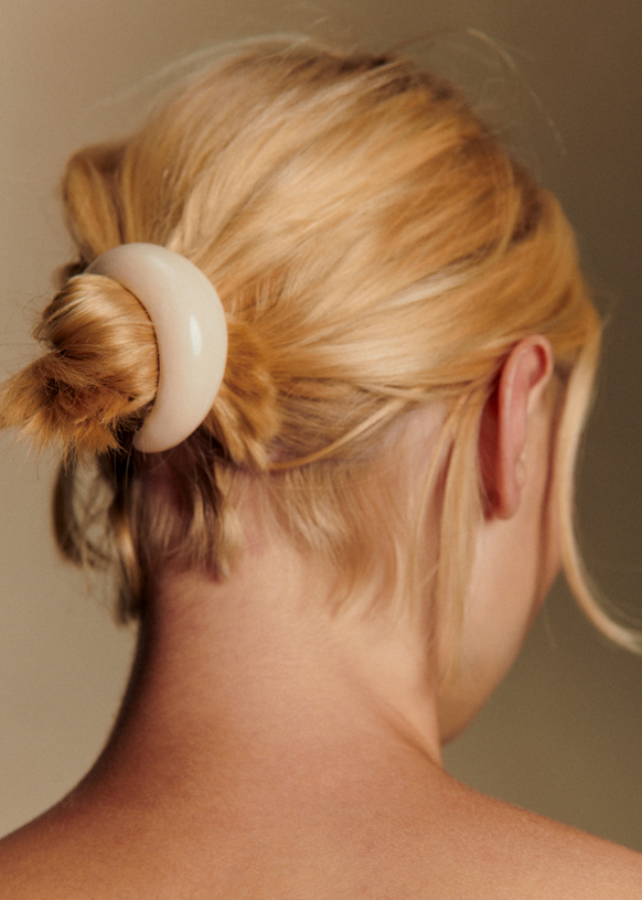 Sydney ヘアアクセサリ - コーヒー - 樹脂 - Sézane