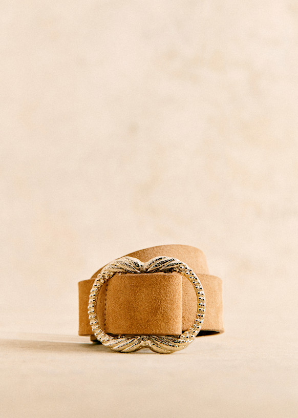 Artemis Belt - Intense Black - Bovine leather - Sézane