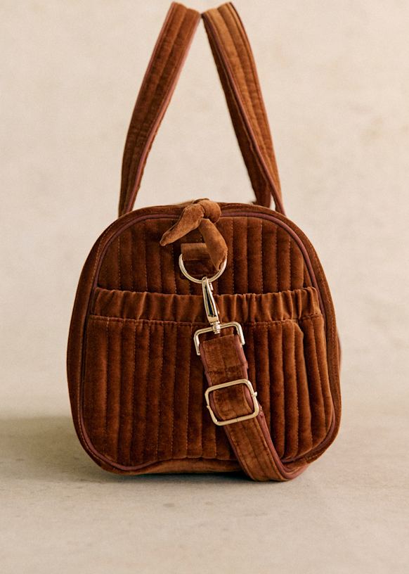 Sezane セザンヌ ボーリングバッグ ブラウン Bowling bag - Green - Cotton - Sézane