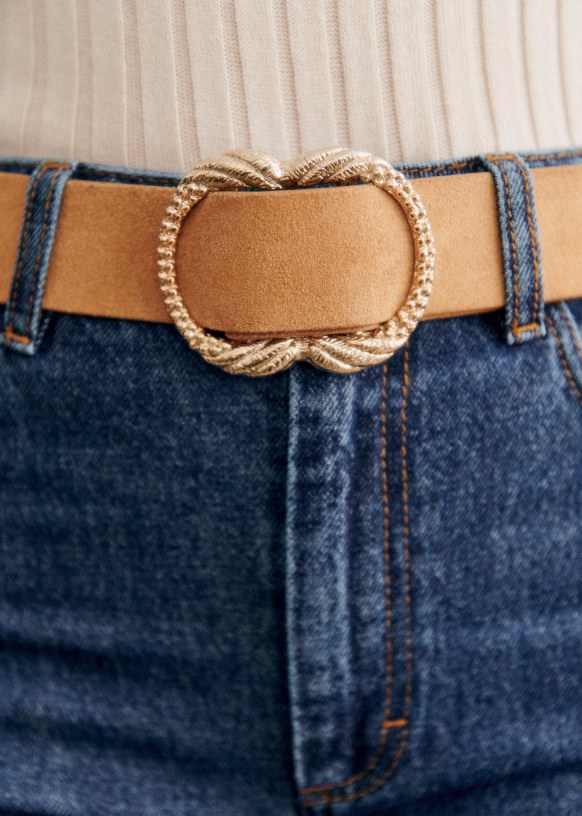 Artemis Belt Beige Bovine leather Sezane