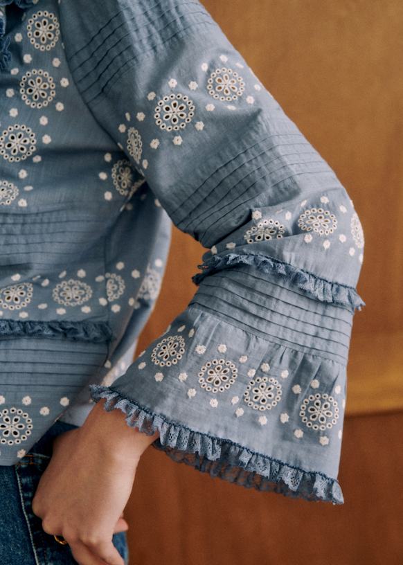Nele Shirt - Rosewood - Organic cotton - organic textile
