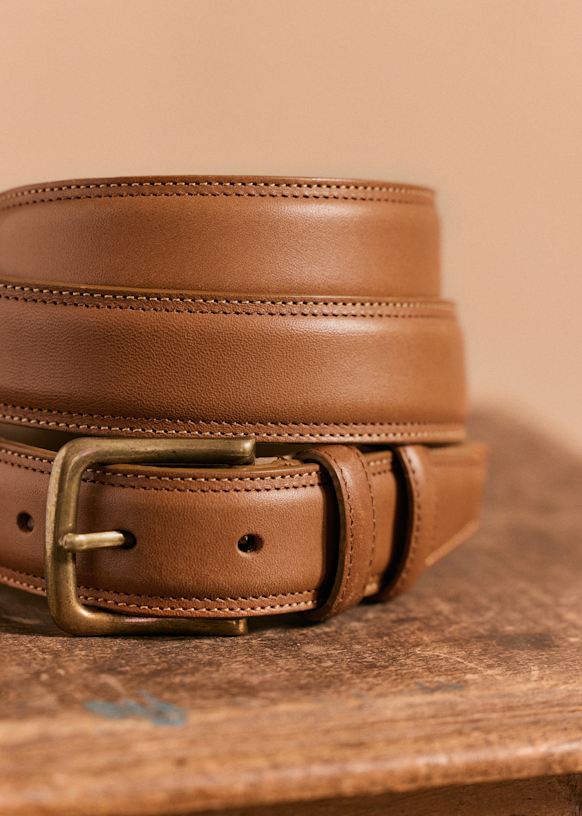 Clarence Belt - Black - Bovine leather - Sézane