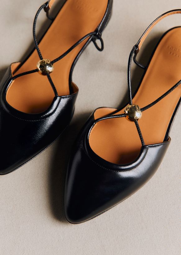 Alexia ベイビーズ - テラコッタ - スエードゴートスキンレザー - Sézane