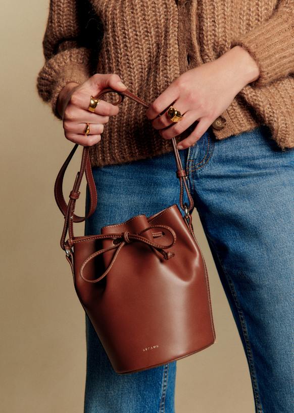 Bourse Mini Farrow - Cuir Naturel Héritage - Cuir bovin tannage végétal - Sézane