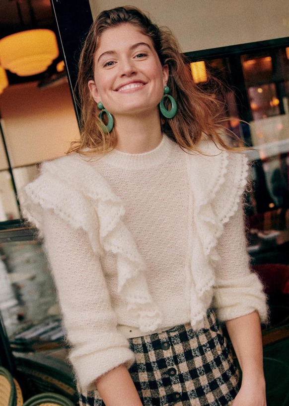 Elsa - Sweater en laine mohair pour l'hiver élégant