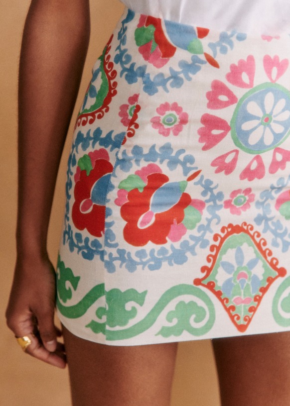 Malia Skirt - Brieno - Linen - Sézane