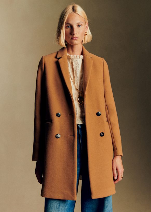 ジャケット・アウター 8on8 22aw camel tweed wool coat ジャケット・アウター 8on8 22aw camel tweed wool coat Camel