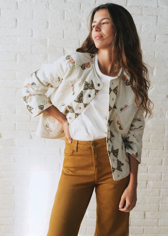 Dakoty ジャケット - Sézane x SEA NY - シグネチャーパッチワーク