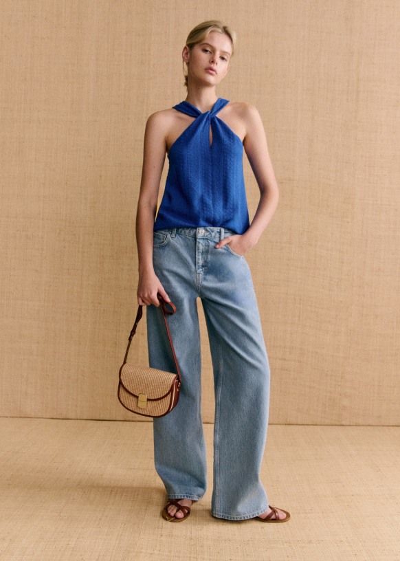 Marissa Top - Cream - Organic cotton - organic textile - Sézane Marissa Top - Cream - Organic cotton - organic textile - Sézane