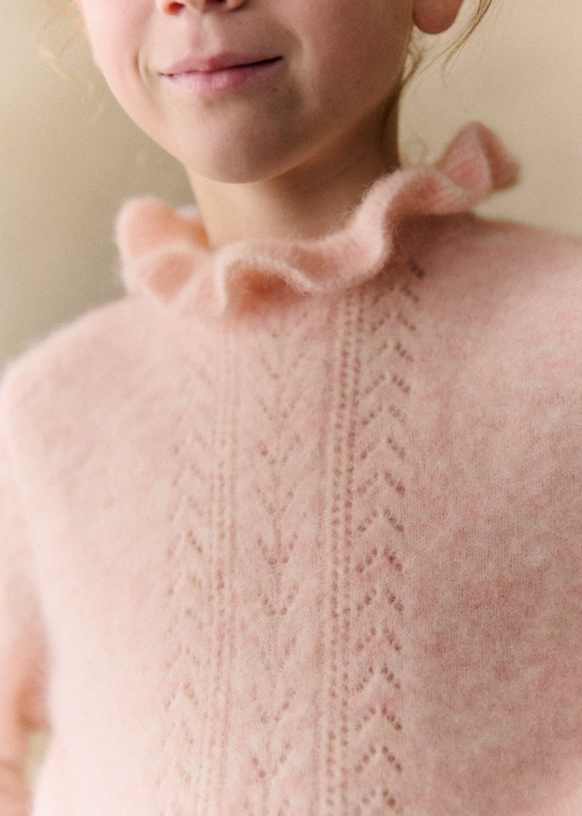 Emery Pink Roses Knit Jumper main image 1