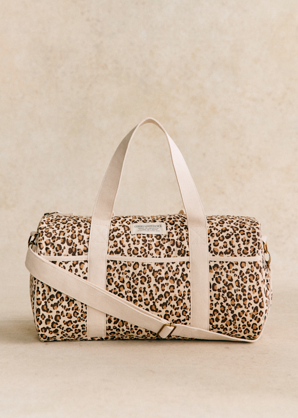 Sezane｜Sezane x MDLO ボーリングバック ストラップ付 Bowling bag - Sézane x MDLO - Hermosa Print - Cotton - Sézane