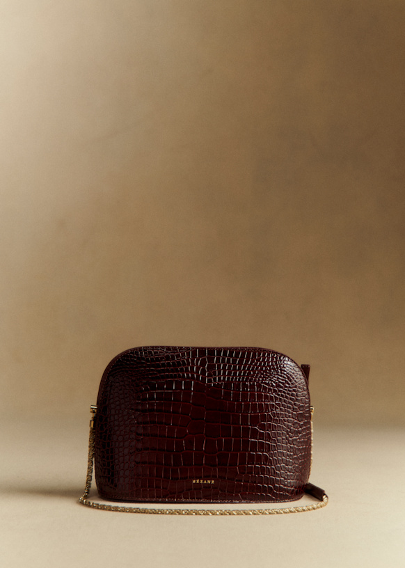 Victor バッグ - ブラッククロコ - 植物タンニンなめし クロコダイル