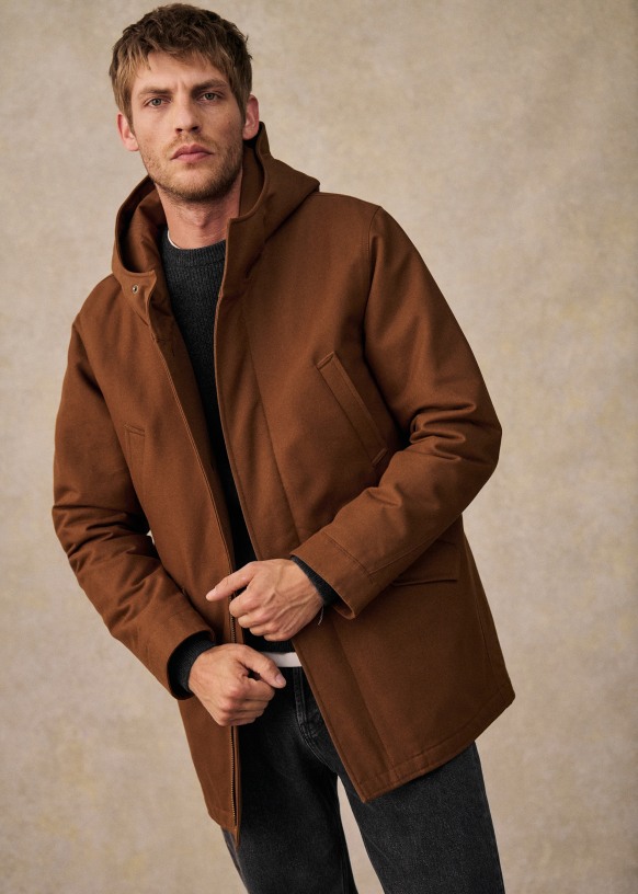 LL Bean Men's 3-in-1 Parka Zip Out goose down Puffer Liner
