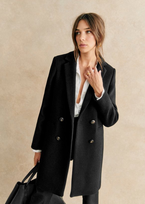 Sezane | Jackets & Coats | Sezane Johnson Coat In Camel Size