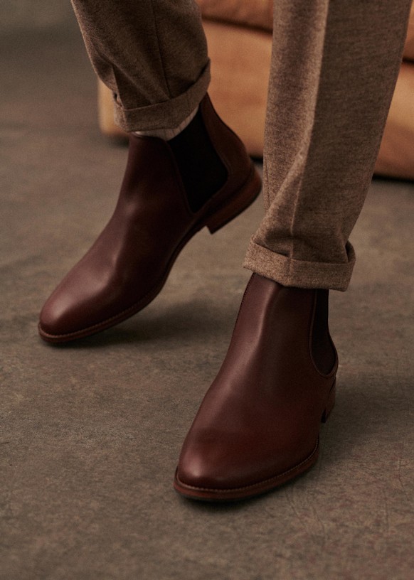 Woody Chelsea Boots - Camel Traditional Leather - Bovine leather - Sézane