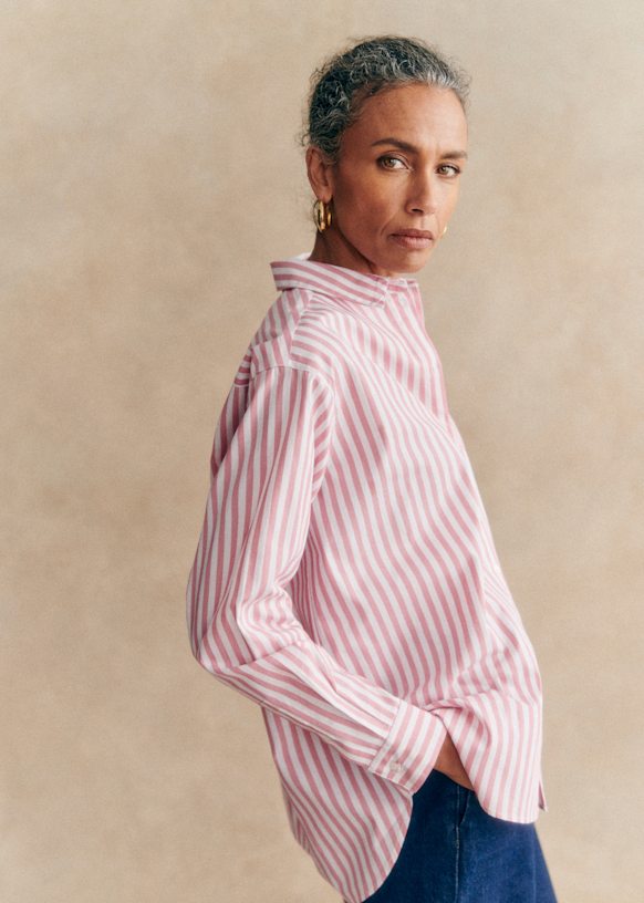 Max Shirt - Casual White - Organic Cotton - Sézane Max Shirt - Casual White - Organic Cotton - Sézane