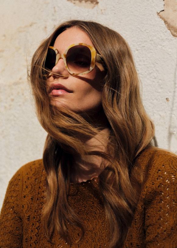 Georgia sunglasses - Yellow Tortoiseshell - Acetate - Octobre Éditions