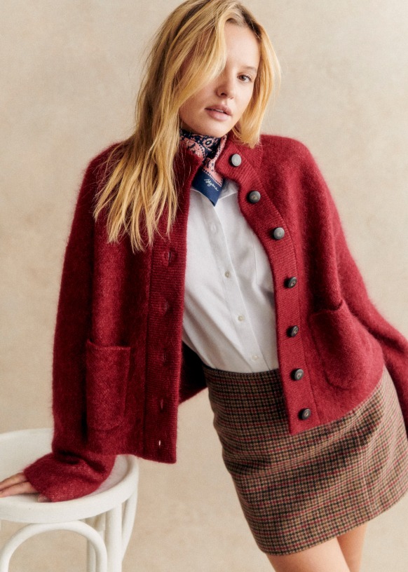 Jupe velours sezane sale