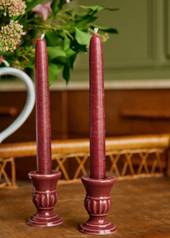 Piano Candle Holder Set - Small Model - Ecru - Ceramic - Sézane