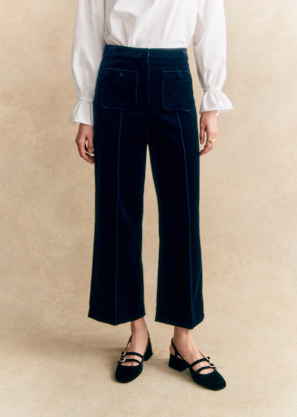 Emilio Trousers - Hazelnut - Viscose ECOVERO™ LENZING™ - Sézane