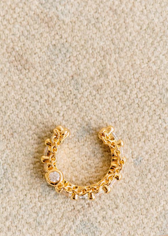 Sezane|Loris ピアス 上品で洗練 フレンチジュエリー Loris Earring - Gold - Majority recycled brass - Sézane