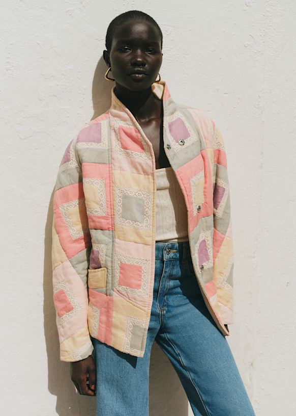 Kalvin Jacket - Mix Lace Pastel - Ramy - Sézane