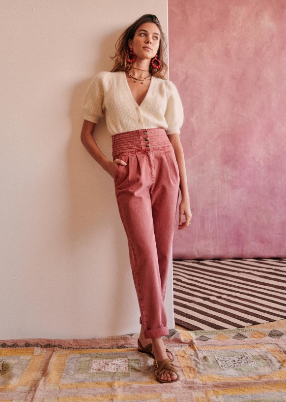 Sezane Theophile Trousers and Fleur Jumper - Abigail Albers