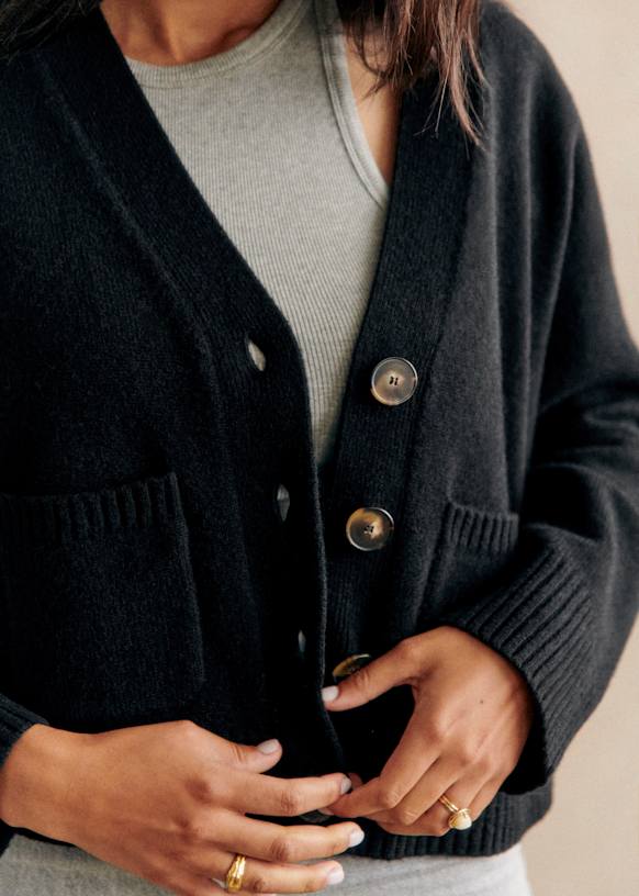 Jady Cardigan - Perfect Green - Yak - Sézane