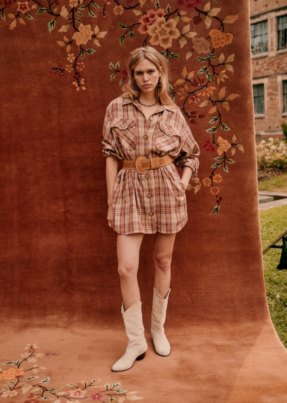 sezane burgundy dress Sézane main image 0