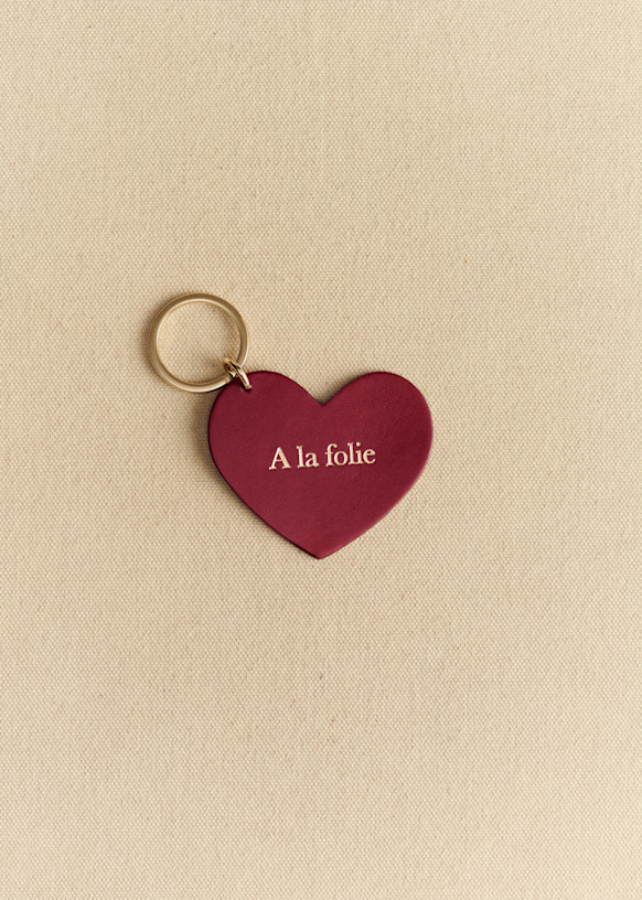 ハートキーチェーン - レッド 