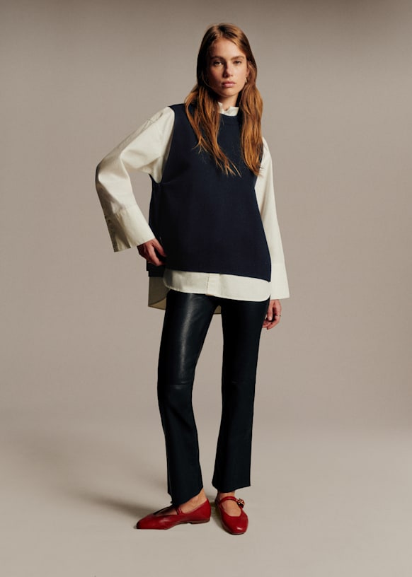Cory Jumper - Perfect Green - Merino Wool - Sézane