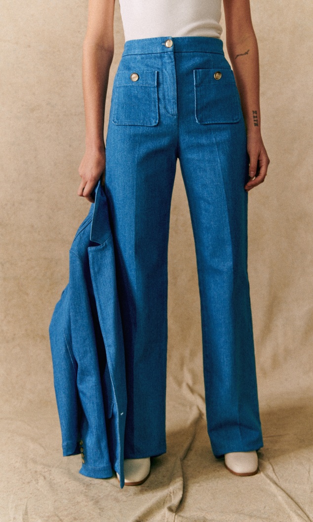 Trousers & Jeans: high waisted, slim-fit, straight leg | Women's 