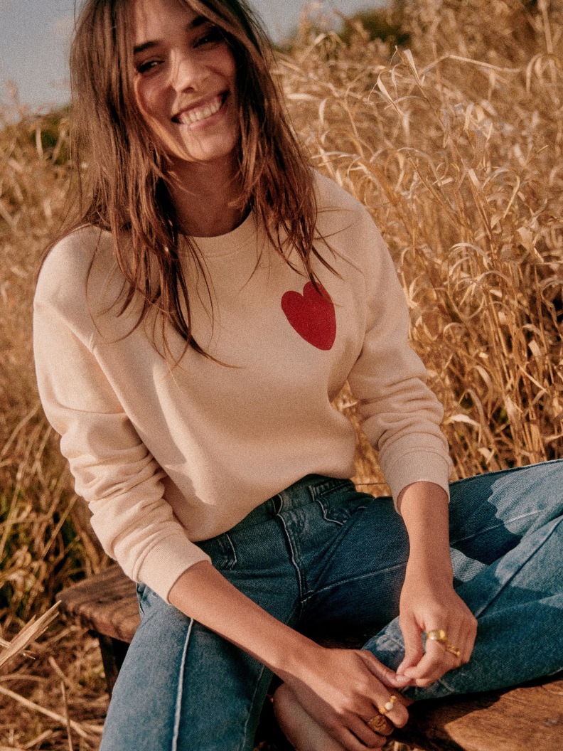 Heart sweatshirt - Sézane x Bobo Choses 