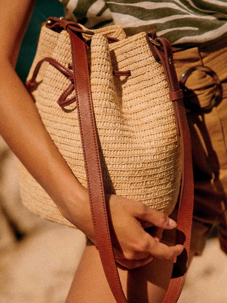 Sac raphia deals sezane