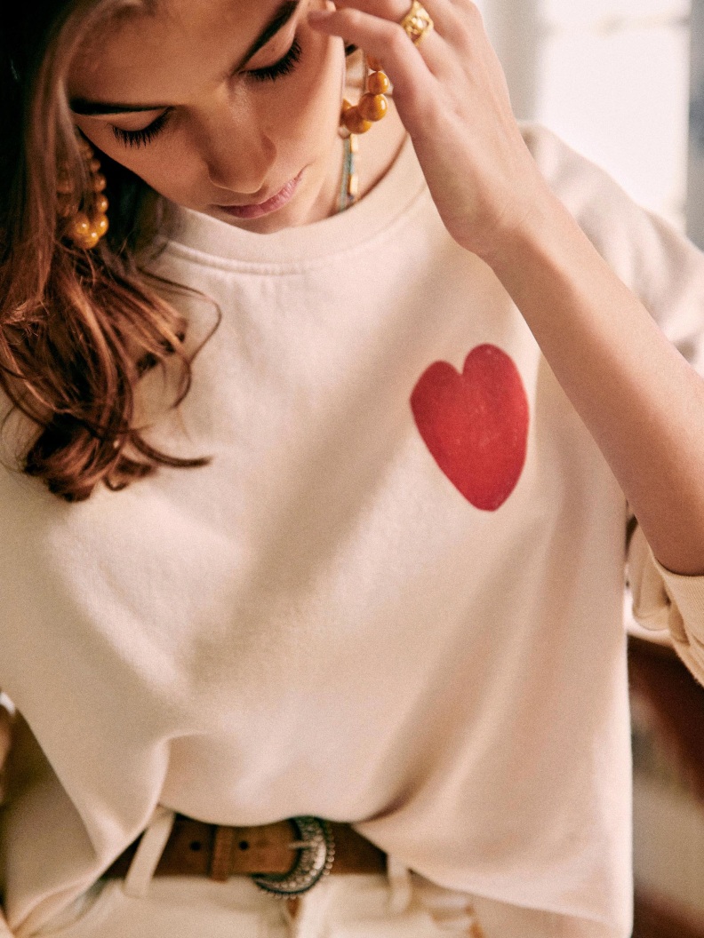Heart sweatshirt - Sézane x Bobo Choses