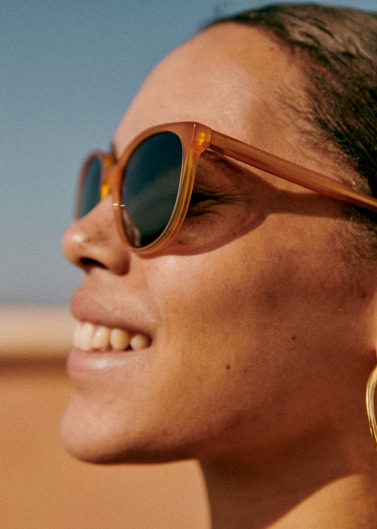 Lunettes De Soleil SEZANE Cœur Fiona - Monture Dorée Acier - Verres Anti-reflets - Neuf Avec étiquettes