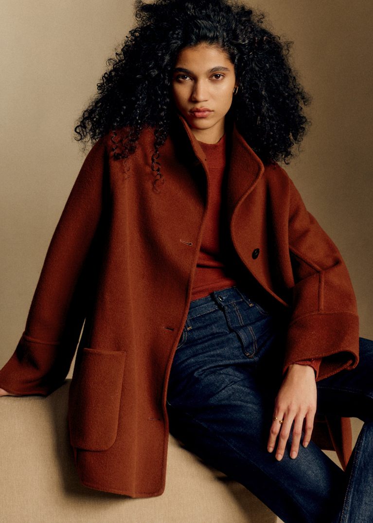 SEZANE コート 38 SEZANE コート 38 コート, オンラインストア | Sézane