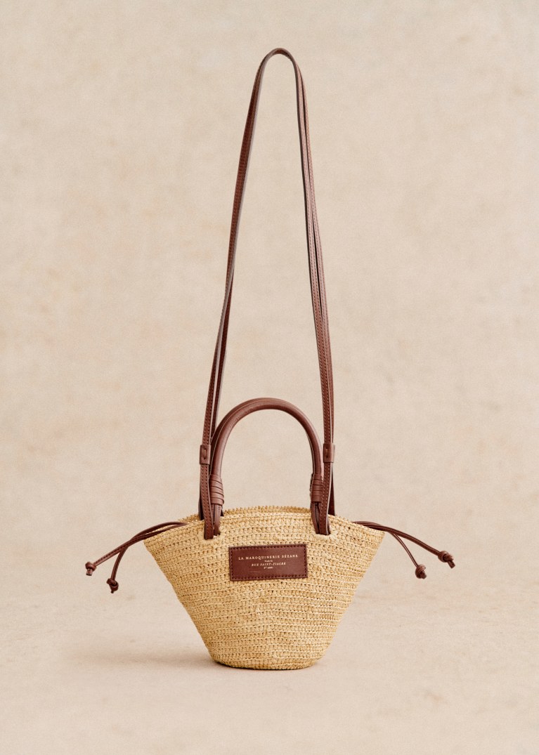 Leather Basket Bag Handles Details In Relief Crossbody Handbag Shoulder Tote  Bags Wallet Purse Beach Travel Picnic Brown Lime Yell308a From Ctufqi,  $123.24 | DHgate.Com