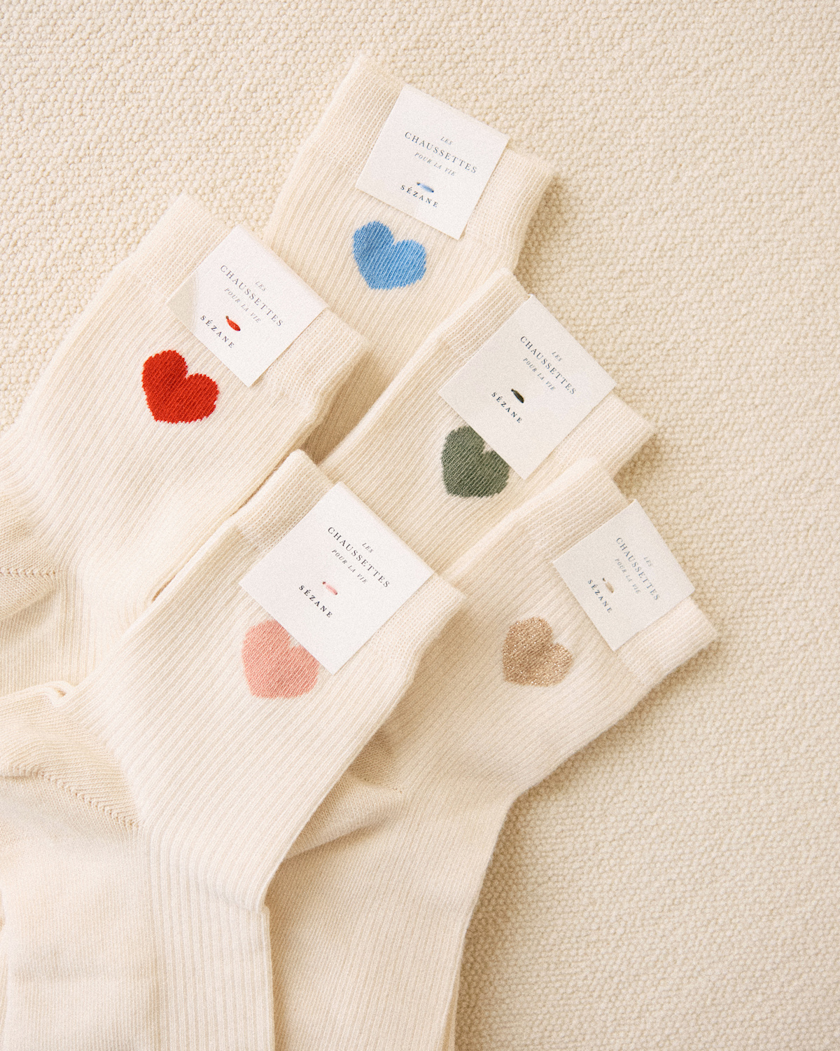 CHAUSSETTES COEUR