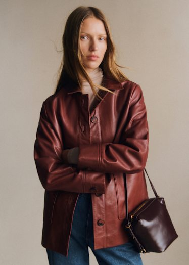 SEZANE セザンヌ　レザージャケット 気分はパリジェンヌな【Sézane（セザンヌ）】のレザージャケット