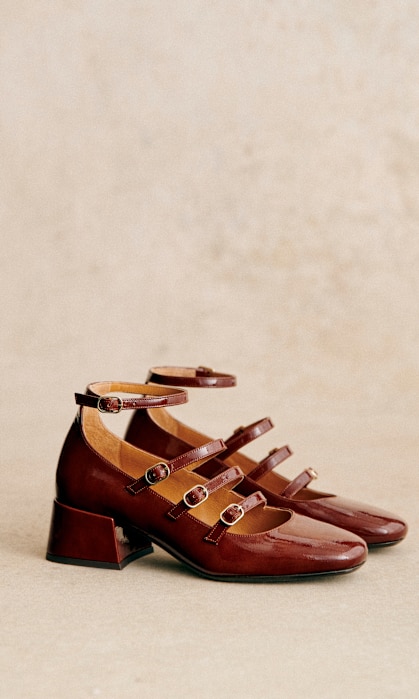 【SEZANE】パリ発！上品 アンクルストラップ ヒールサンダル ! CHARLES & KEITH アンクルストラップ ヒールサンダル