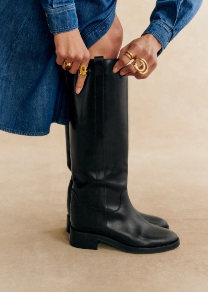 Axelle Ankle Boots - White lacquer - Patent cowide leather