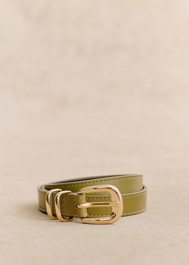 【極美品】Sezane スエードベルト　セザンヌ サイズ90 カーキ レザーグッズ＆アクセサリー｜アーカイブセール ｜レディース