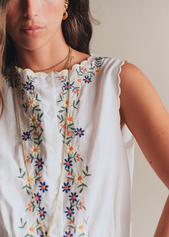 トップス : レース＆刺繍コレクション | レディースウェア | Sézane